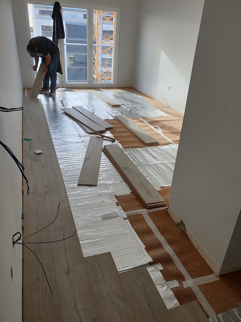 Aquecimento de Pavimento Flututante